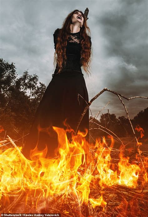 Witch burning attire